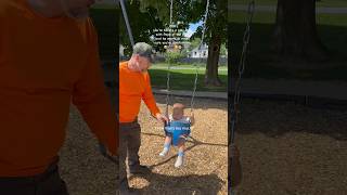 the way he slows down the swing🥹🥹 grandpas are the best! #grandparents #babyshorts