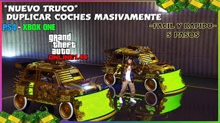 *FUNCIONANDO* DUPLICAR COCHES MASIVAMENTE | 5 PASOS NADAMAS| SUPER FACIL GTA V ONLINE 1.46 PS4 - XB1