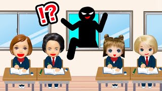 【小学校に怪しい人が…】子供や赤ちゃんをジロジロと見てる人は何者😱？ 教室を荒らした犯人を探せ‼️