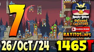 Angry Birds Friends Level 7 Tournament 1465 Highscore  POWER-UP walkthrough