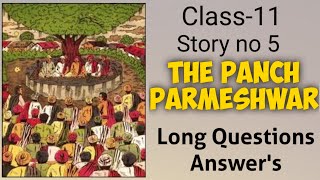 The Panch Parmeshwar Class 11 Long Question Answer | Story 5| PSEB