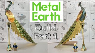 Metal Earth Premium Build - Peacock Part - 1