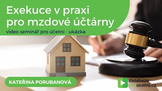 Exekuce v praxi pro mzdové účtárny, video seminář pro mzdové účetní od AZ-DIALOG, ukázka 1minuta