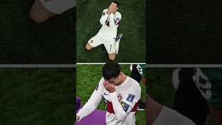 Cristiano Ronaldo's final World Cup ends in heartbreak 💔 #MAR  #POR  #FIFAWorldCup#youtubeshorts