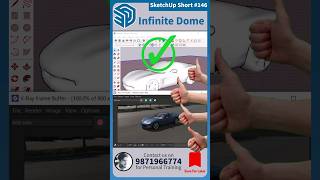 🔷 SketchUp Short - 146, Finite Dome
