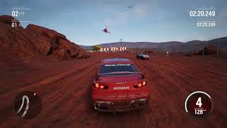 GRAVEL gameplay Mitsubishi evo X  rally car PS4