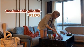 benimle evde bir gün | biber dolması yaptım | çamaşır odası toparlama, temizleme, düzenleme |ev vlog