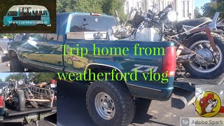 we head home from weatherford vlog