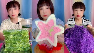 SOLO Bengjie / ONLY BITES ASMR ICE EATING | SOFT ICE | FREEZER FROST ICE | FLAVOURED ICE |