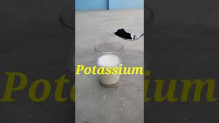 Milk Vs Potassium permagnate || science easy experiment || #shorts#short#e_bull_jet