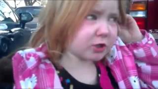 4 year old girl crying over US presidential contest!