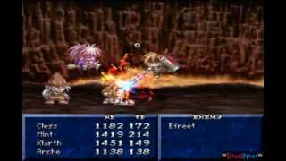 Tales of Phantasia PS1 - Bosses #6-8: Elemental Spirits (Hard Mode)