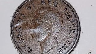 1937 1P 🪙 💰 SOUTH AFRICA SUID AFRIKA 👍 👌 😃