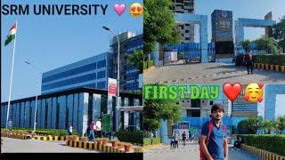 मेरा पहला दिन 😍❤️ || SRM UNIVERSITY , DELHI NCR 🤩|| Harsh Antil Vlogs.                  #vlog#viral