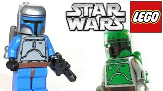 LEGO Star Wars: Jango Fett & Boba Fett CUSTOM Minifigures Review