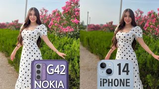 Nokia G42 5G VS iPhone 14 Camera Test Comparison | Android VS iPhone Camera