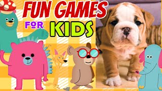 Best Fun Games For Kids To Play And Learn | Best Game  Play For Children Learn About Dogs & Shapes