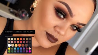 JAMES CHARLES X MORPHE PALETTE  MAKEUP TUTORIAL