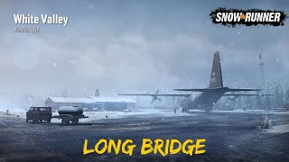 SnowRunner | Long Bridge | White Valley Alaska, USA