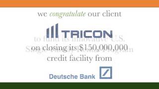 Goulston & Storrs Congratulates its Client, Tricon