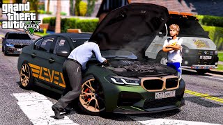 BMW M5 CS LVL ВИТИ ОПЕРА КОНЕЦ?! ВИТЯ ПОЛОЖИЛ МОТОР НА ДОРОГУЩЕЙ BMW M5! РЕАЛЬНАЯ ЖИЗНЬ ГТА 5