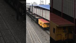 Ballast -work train #caboose #ferrovalle 9162 a tirar balastro #mexico #FTVM