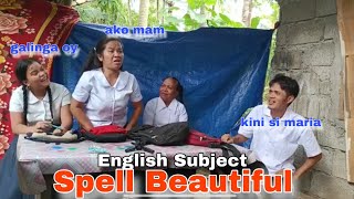 batang sipat English subject gipa spell ang beautiful kay maria