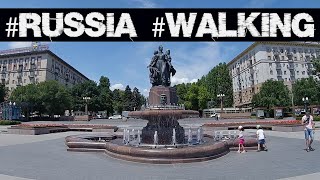 /Walking in Volgograd​​/ Прогулка по Центральной Набережной.