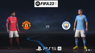 FIFA 23 PS5 Gameplay | Manchester United vs Manchester City | Premier League 2023 4k[60]