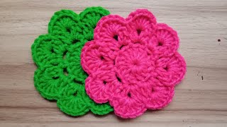 CROCHET: How to Crochet a Coaster | Rose Crochet & Craft