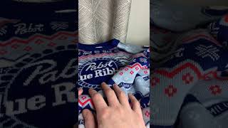 Cozy Up in Style with a Pabst Blue Ribbon Sweater - Product Review