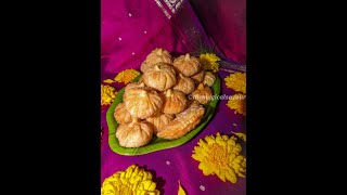 Making of Fried Modak | Talniche Modak  #modak  #shorts #viralvideos