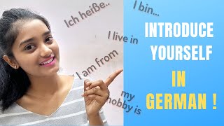 Introduce Yourself In German!/ A1 Oral Exam Prep!