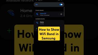 How to Check WiFi Band on Samsung Devices #SamsungTips #WiFiBand #TechGuide #mohitguide #shorts