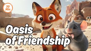 The Friendship Journey of the Desert Ship🦊🐭 Read aloud | children's story