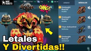 🔥Las Armas Más Letales Y Divertidas Del Juego!! Ox Minos Full Cinder - War Robots [WR]