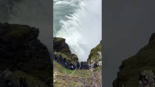 Raw power of Icelandic Waterfall