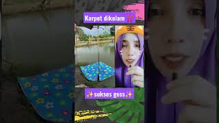 karpet plastik dipake tidur dikolam ⁉️berhasilkah ⁉️#shorts #viral #karpetplastik