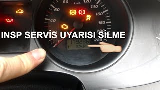 INSP BAKIM UYARISI NASIL SİLİNİR? 🚗