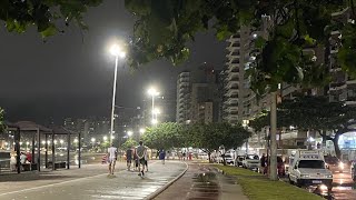 PRAIA do MORRO: 🌧️ Noite Chuvosa em Guarapari (30/03/2024) #guaraparivirtual