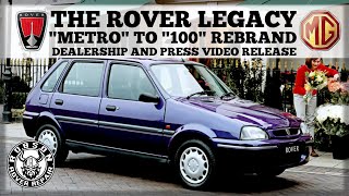 The Rover Legacy - Rover 100 rebadging launch