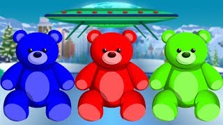 Teddy Bear Colors | Spaceships | Toy for Children and Babies