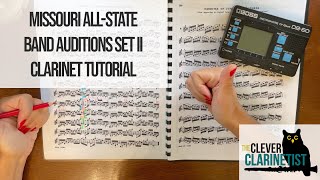 Missouri All-State Band Clarinet Audition - Set II Tutorial