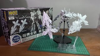 HG Unicorn Fighter Destroy Mode Painting Model