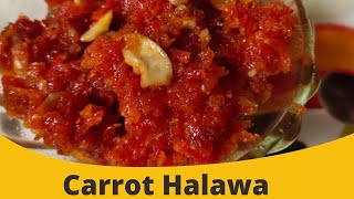 🥕 carrot halwa | how to make easy carrot halwa