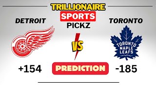 11/8/24 Detroit Red Wings vs Toronto Maple Leafs Best Bets - NHL Free Picks With Bonnie & Clyde