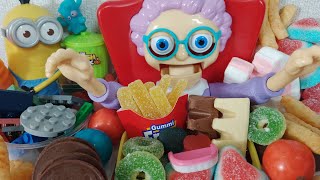 LIVE  ▶️Playing Gummy Jelly, Chocolate, Gumballs Trash Pack, Minion Lego Kisses Tobleron Granny ASMR