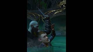 Kratos Saves Atreus From Drowning God of War Ragnarök