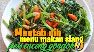 Mantab nih menu makan siang || Enceng gondok untuk campuran pakan