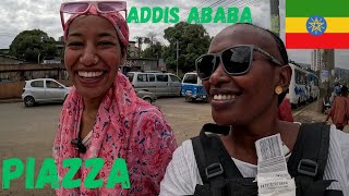 Why PIAZZA was demolished,Addis Ababa walking tour  🇪🇹 @FetiVlogs2